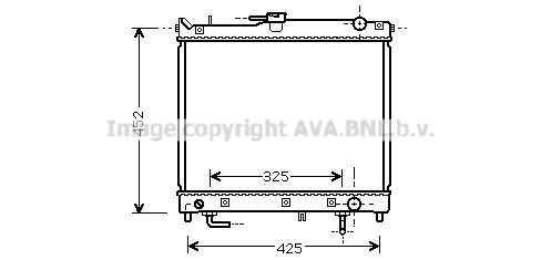 AVA QUALITY COOLING Radiaator,mootorijahutus SZ2109